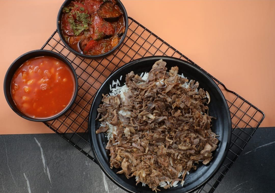 كص لحم مع الرز foto